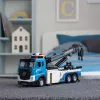LEAN TOYS Veok Poomveok Pukseerimisauto Metallkabiin Tuled Helid