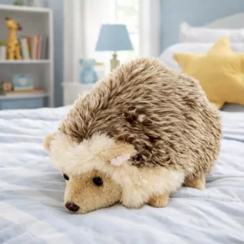LEAN TOYS Pehme mänguasi Kaisuline Pruun Siil 16cm