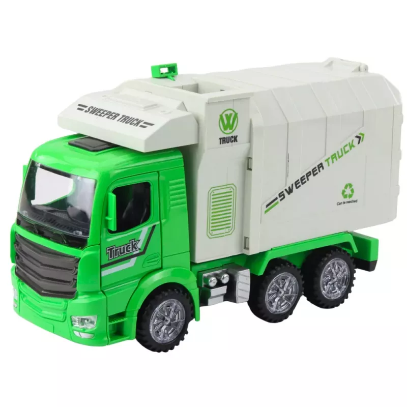 LEAN TOYS Prügiauto City Lights Sounds Green
