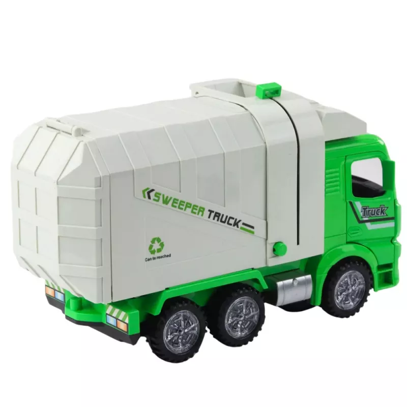 LEAN TOYS Prügiauto City Lights Sounds Green