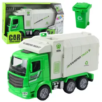 LEAN TOYS Prügiauto City Lights Sounds Green