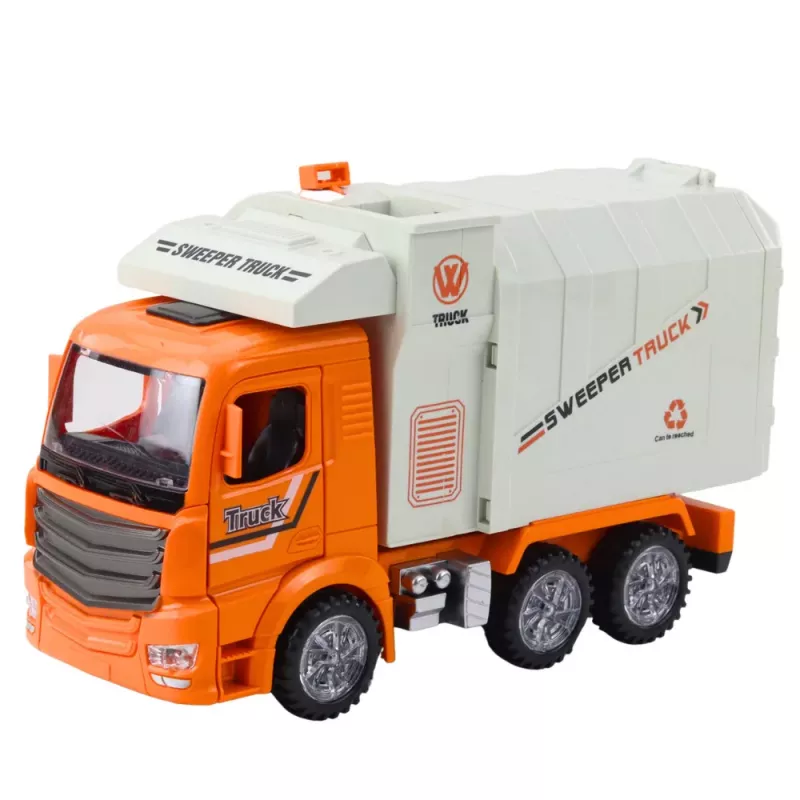 LEAN TOYS Prügiauto City Lights Sounds Orange