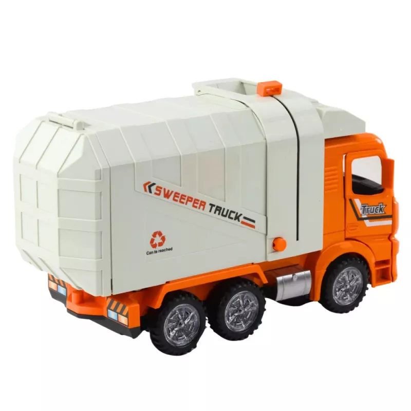 LEAN TOYS Prügiauto City Lights Sounds Orange