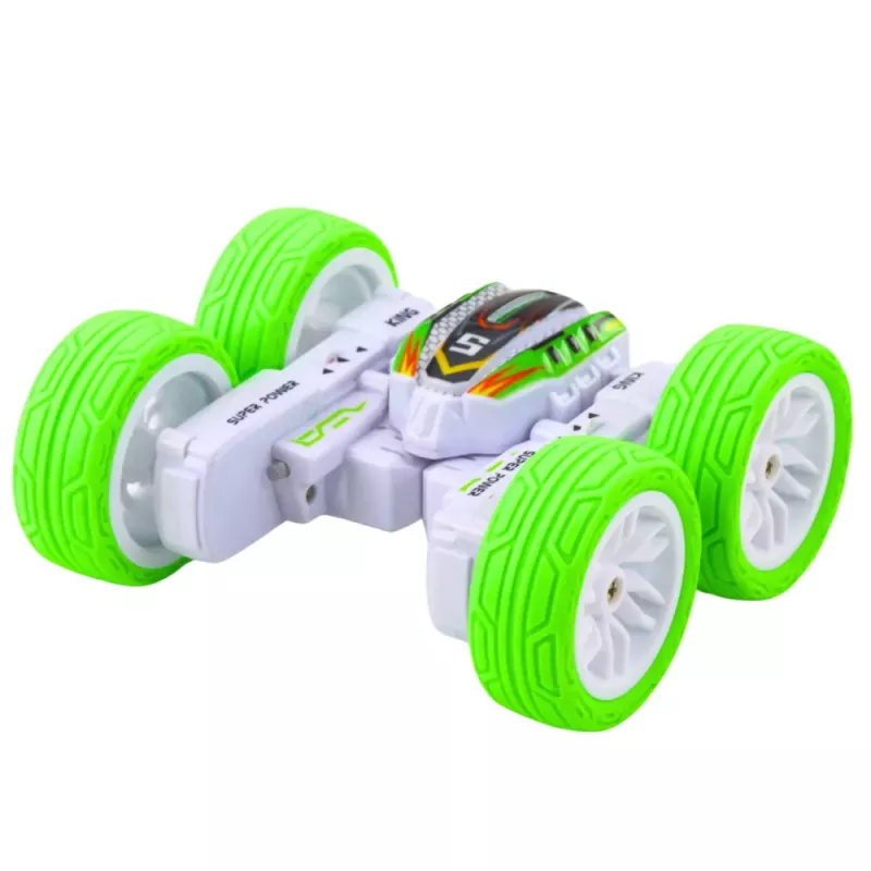 LEAN TOYS Pultjuhitav akrobaatiline maastikuauto 360° Roheline 1:32
