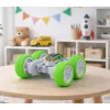 LEAN TOYS Pultjuhitav akrobaatiline maastikuauto 360° Roheline 1:32