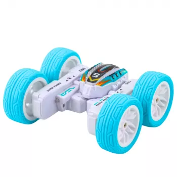 LEAN TOYS Kaugjuhitav Akrobaatiline Maastikuauto 360° Sinine 1:32