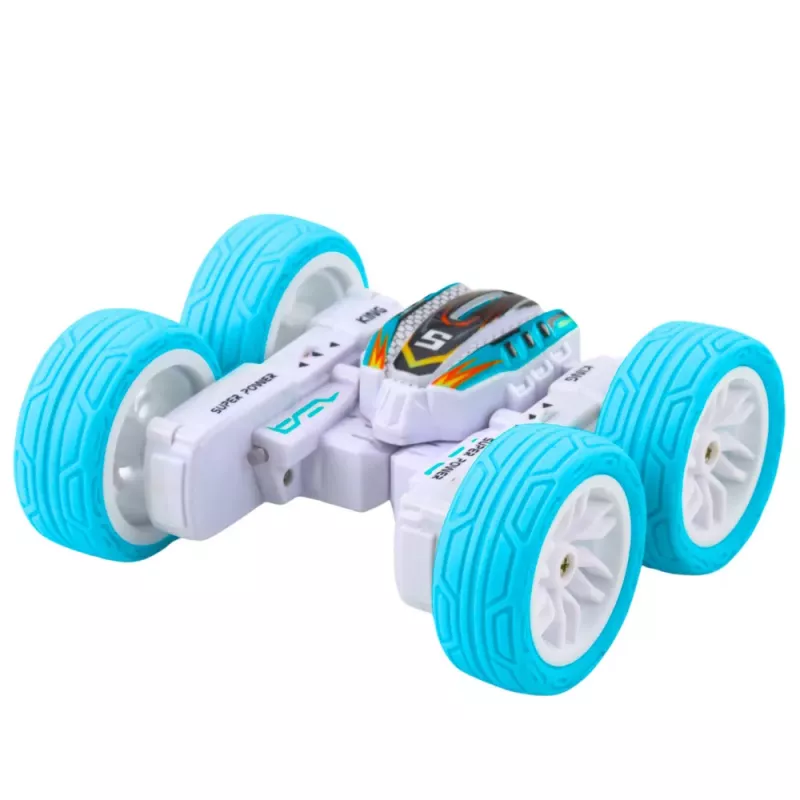 LEAN TOYS Kaugjuhitav Akrobaatiline Maastikuauto 360° Sinine 1:32