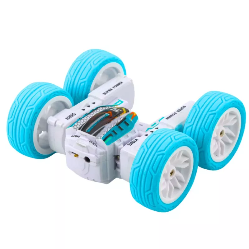 LEAN TOYS Kaugjuhitav Akrobaatiline Maastikuauto 360° Sinine 1:32