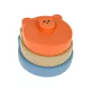 LEAN TOYS Pehmete sensoorsete harivate ECO klotside komplekt kummist loomad 18 tk