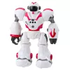 LEAN TOYS Interaktiivne kaugjuhitav RC robot 16 funktsiooni tulede ja helidega roosa