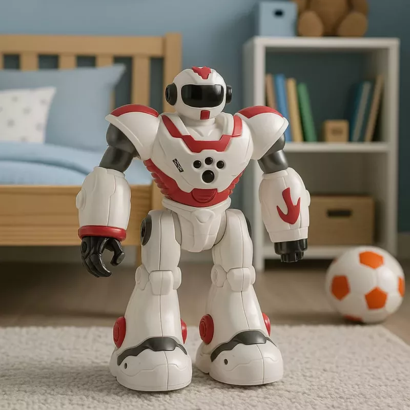 LEAN TOYS Interaktiivne kaugjuhitav RC robot 16 funktsiooni tulede ja helidega roosa