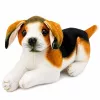 LEAN TOYS Plush Beagle Dog, Stuffed Animal, Soft Dog, 25 cm