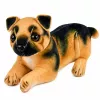 LEAN TOYS Plush Dog German Shepherd Cuddly Toy 25 cm