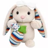 LEAN TOYS Pehme plüüsist jänku muusikakarp kaisumaskott beež