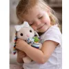 LEAN TOYS Pehme plüüsist jänku muusikakarp kaisumaskott beež