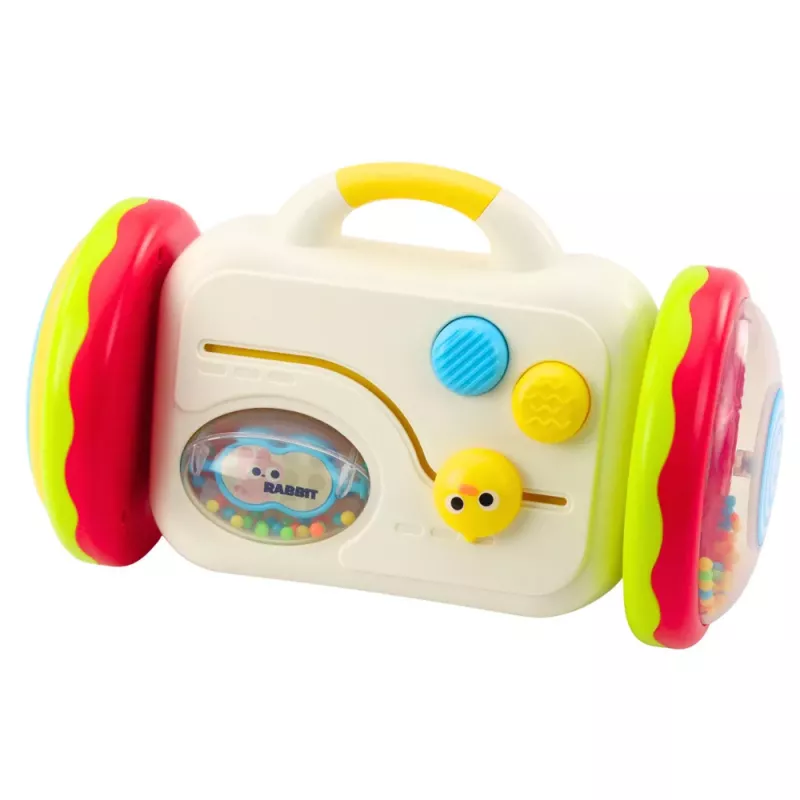LEAN TOYS Escape Mirror Interaktiivne Õppemänguasi Imikutele Kõristi