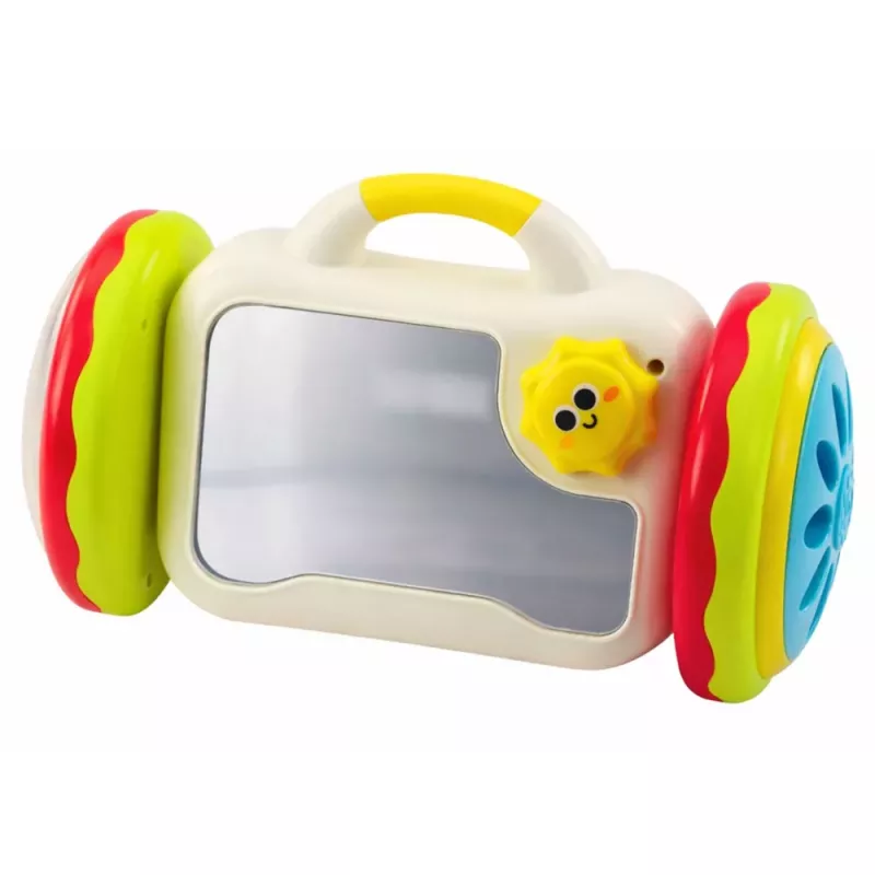 LEAN TOYS Escape Mirror Interaktiivne Õppemänguasi Imikutele Kõristi