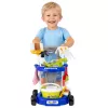 LEAN TOYS Laste koristuskomplekt käruga interaktiivne tolmuimeja aksessuaarid