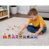 LEAN TOYS Õppepusle Väikelastele Täherong Loomadega 40 tk