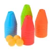 LEAN TOYS Hariduslik Oskusmäng Fast Cups 3in1 Pallid Topsid 38 tk.