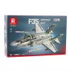 LEAN TOYS F-35 Lightning II hävitaja ehitusklotsid hall 1490 tk