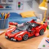 LEAN TOYS Ehitusklotsid FXX-K Võidusõiduauto Punane 360 tk
