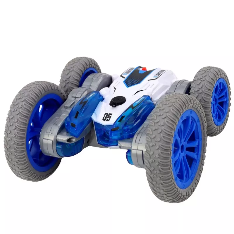LEAN TOYS Kaugjuhitav trikiauto RC tuled suits drift 360° sinine