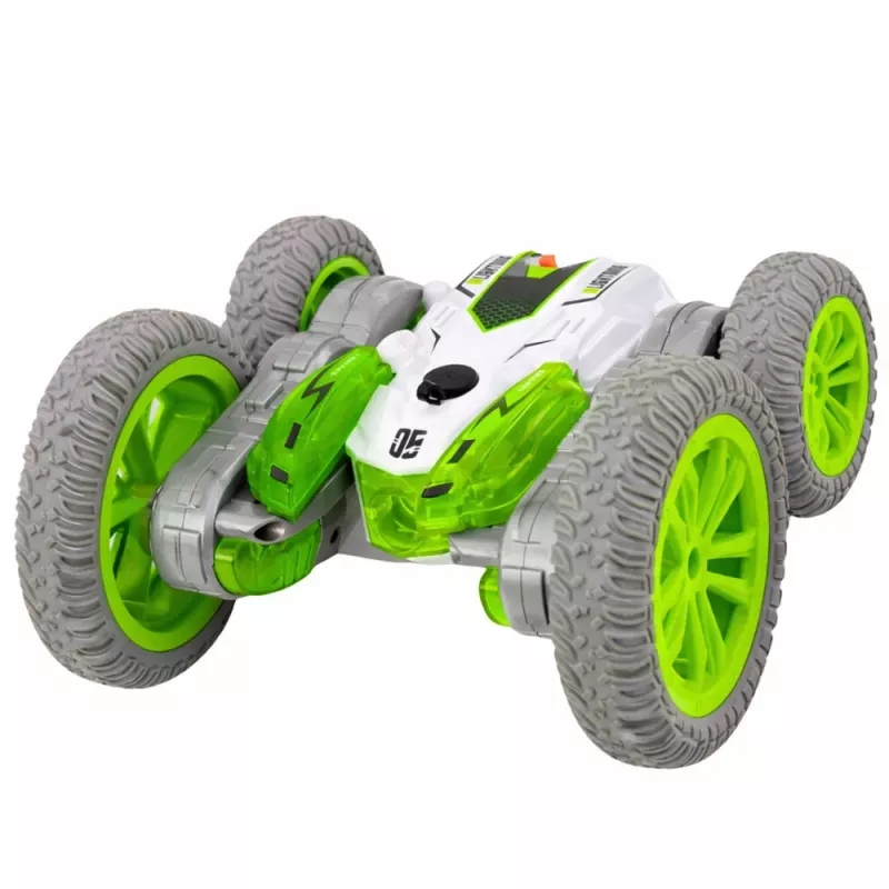 LEAN TOYS Kaugjuhitav trikiauto RC tuled suits libisemine 360° Roheline