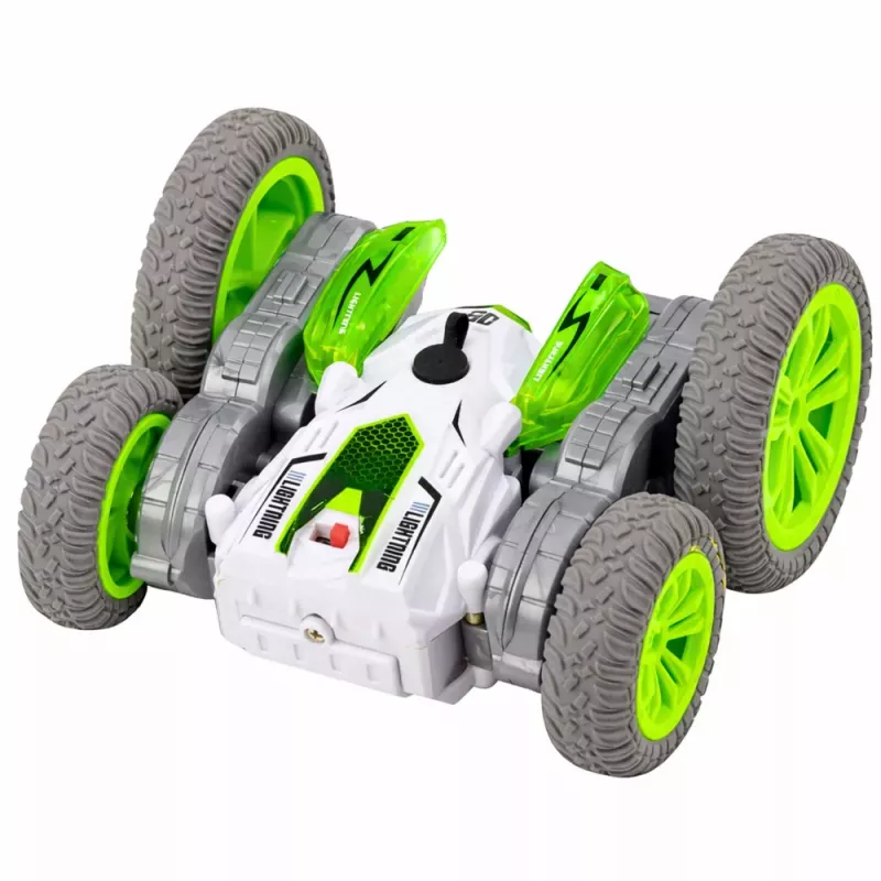 LEAN TOYS Kaugjuhitav trikiauto RC tuled suits libisemine 360° Roheline