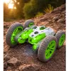 LEAN TOYS Kaugjuhitav trikiauto RC tuled suits libisemine 360° Roheline