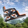 LEAN TOYS RC kaugjuhitav droon lendav neljakopter LED-tulede ja rakenduse juhtimisega