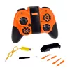 LEAN TOYS RC kaugjuhitav droon lendav neljakopter LED-tulede ja rakenduse juhtimisega