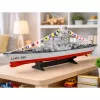 LEAN TOYS RC Aircraft Carrier Warship Remote Controlled LED Lighting 1:390