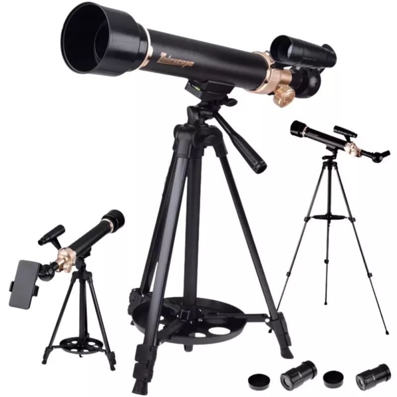 LEAN TOYS Hariduslik alumiiniumist astronoomiline teleskoop statiivi ja tarvikutega 1.35 M