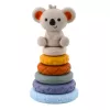 LEAN TOYS Meelelised õppeklotsid Pehmetest Kummiklotsidest Torn Koala 13 tk