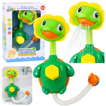 LEAN TOYS Vannimänguasi Kilpkonn Kalapurskega Dušš Imikorkidega