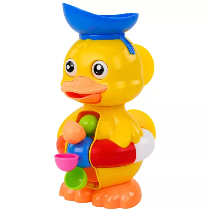 LEAN TOYS Interaktiivne vannimänguasi Part vesiveski, iminappade ja lusikaga