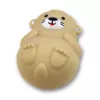 LEAN TOYS Vannimänguasjade Komplekt Õngitsemine Kummiloomad Pastelsõel 4 tk