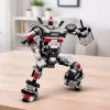 LEAN TOYS Ehitusklotsid Võidusõiduauto Robot 2in1 Valge 320 tk