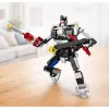LEAN TOYS Ehitusklotsid Sportauto Robot 2in1 Valge 320 tk