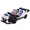LEAN TOYS Ehitusklotsid Sportauto Robot 2in1 Valge 320 tk