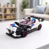 LEAN TOYS Ehitusklotsid Sportauto Robot 2in1 Valge 320 tk