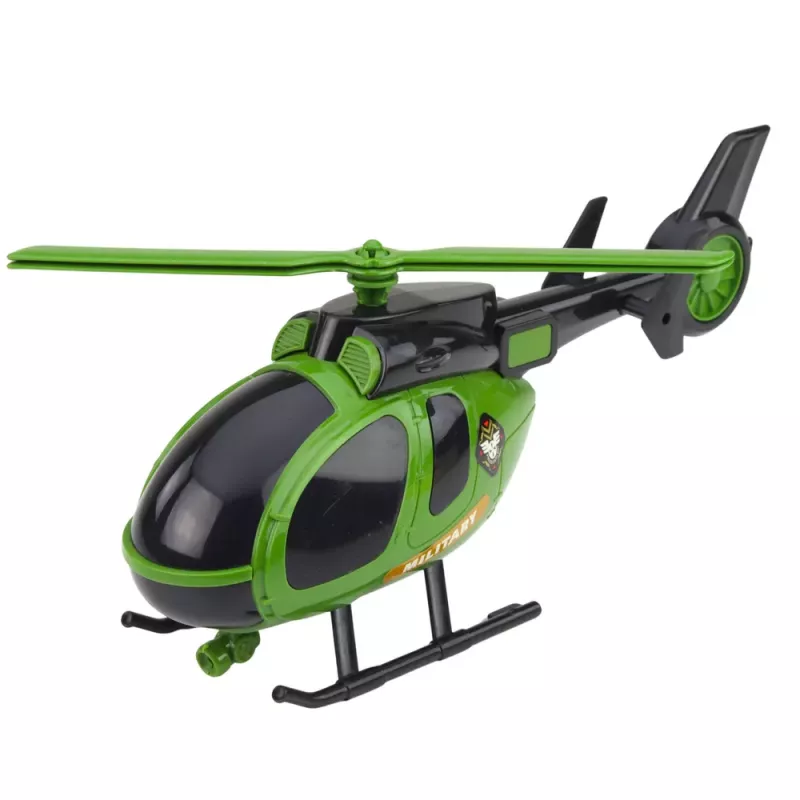 LEAN TOYS Military Set Military Truck Tow Truck Car Helicopter Lights Sound