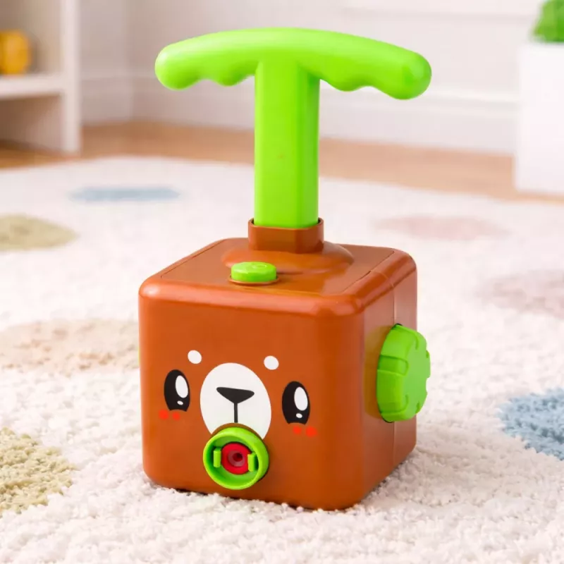 LEAN TOYS Mängukomplekt õhupallikäivitusautode ja kaisukaruga lastele