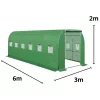 LEAN Foil Tunnel Garden Vegetable Greenhouse PRO Frame 25MM 6x3x2M 18M²