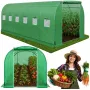 LEAN Foil Tunnel Garden Vegetable Greenhouse PRO Frame 25MM 10x3x2M 30M²