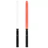 LEAN TOYS LED Laser Lightsaber with Sounds, Metal Handle, 75 cm