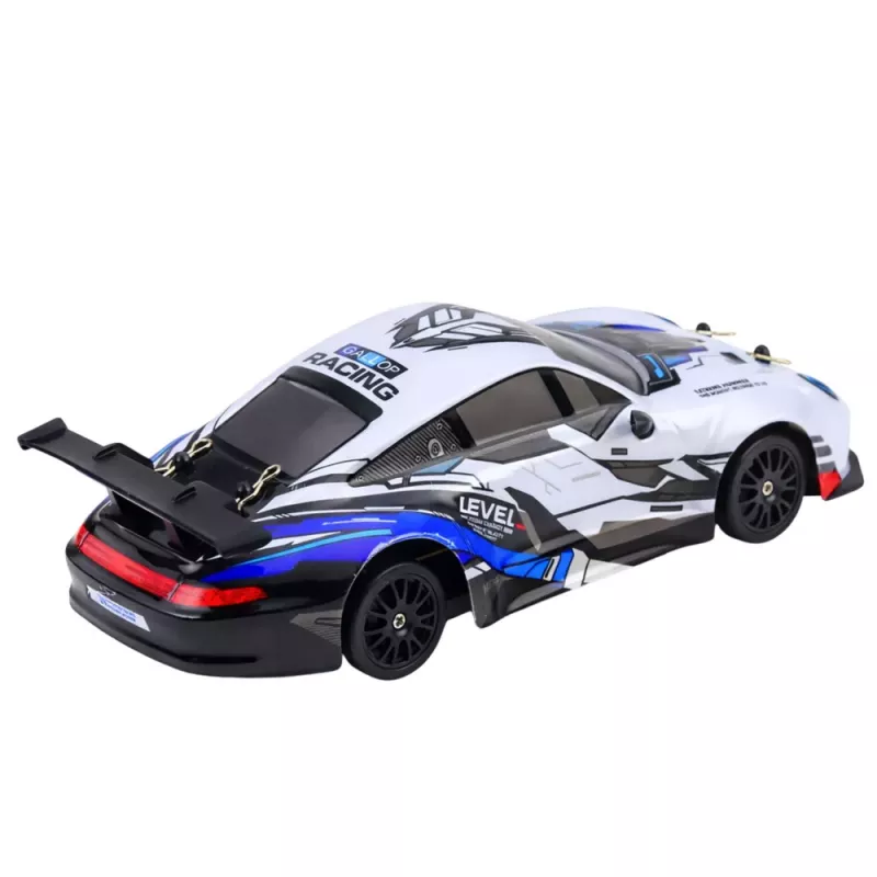 LEAN TOYS Kaugjuhitav trikiauto RC vahetatavate ratastega 4WD Sinine 1:24