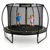 LEAN SPORT LEAN Garden Trampoline with Inner Net Black and Green 183CM 6FT