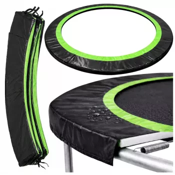 Lean Spring Pad for Trampoline Black 244-252 cm 8 ft